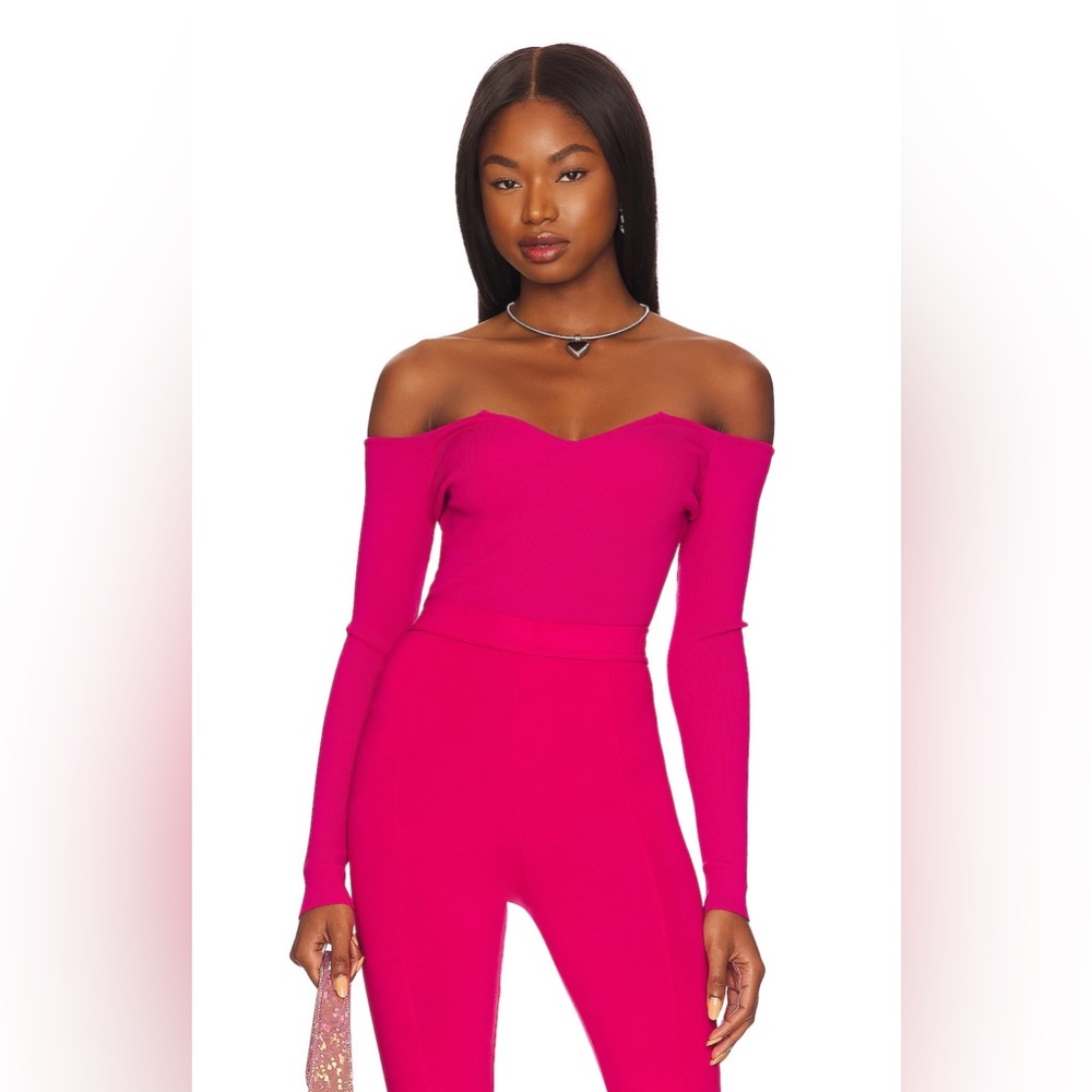 REVOLVE Superdown Ashton V Neck Bodysuit